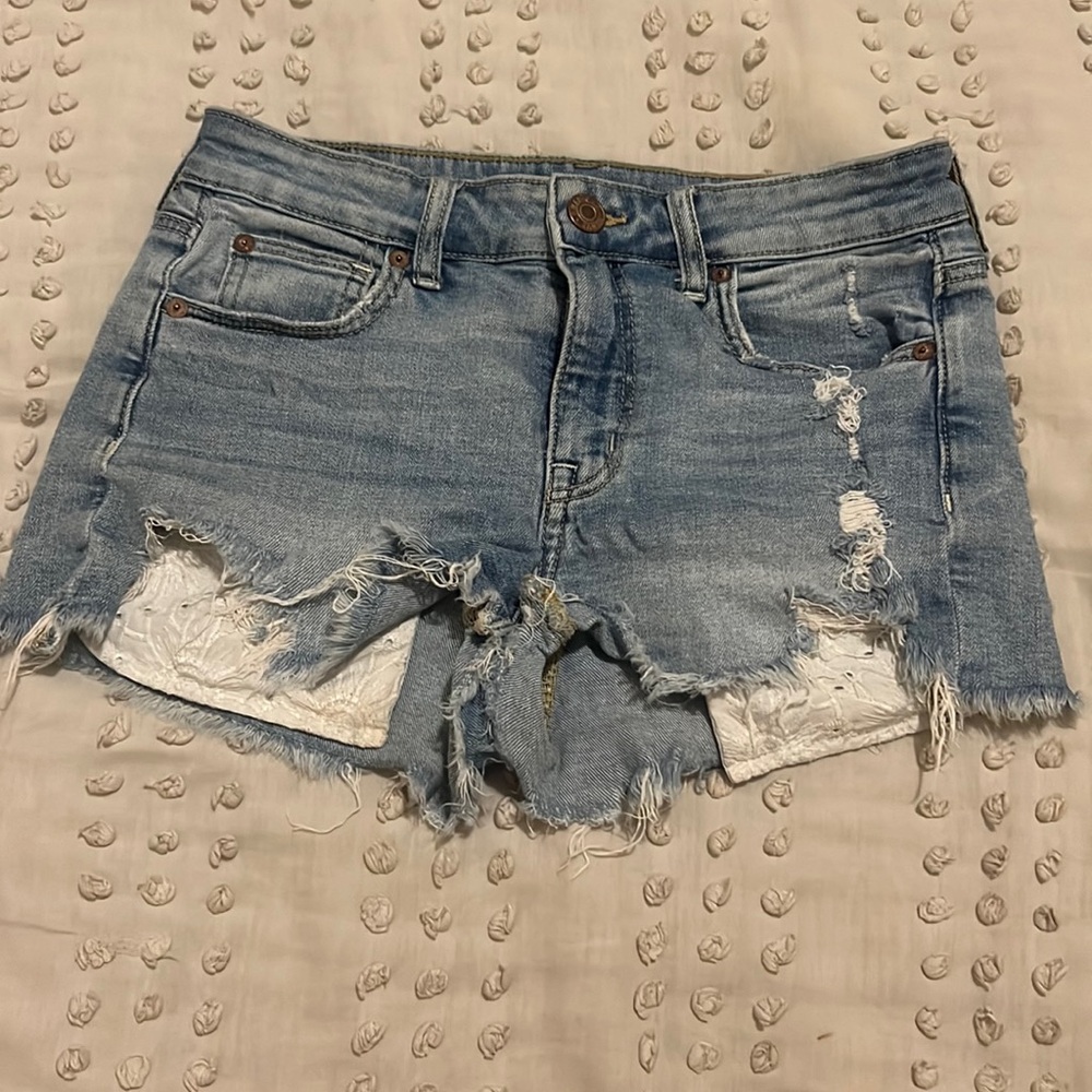 Super stretch jeans shorts - Picture 1 of 5